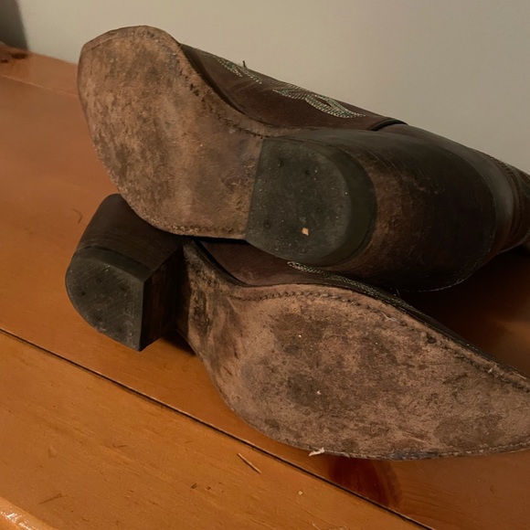 Turquoise ladies boots - Picture 3 of 3